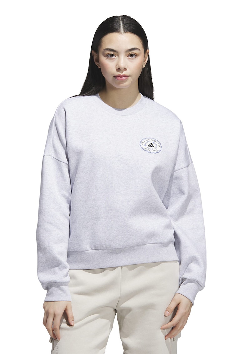 Bluza de trening lejera cu imprimeu logo pe partea din spate