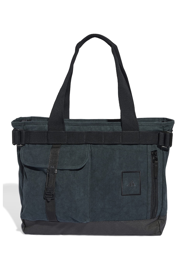 Geanta tote din material textil cu buzunare multiple