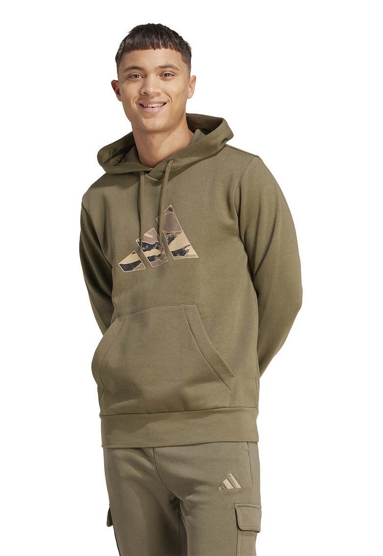 Hanorac cu imprimeu logo - Kaki