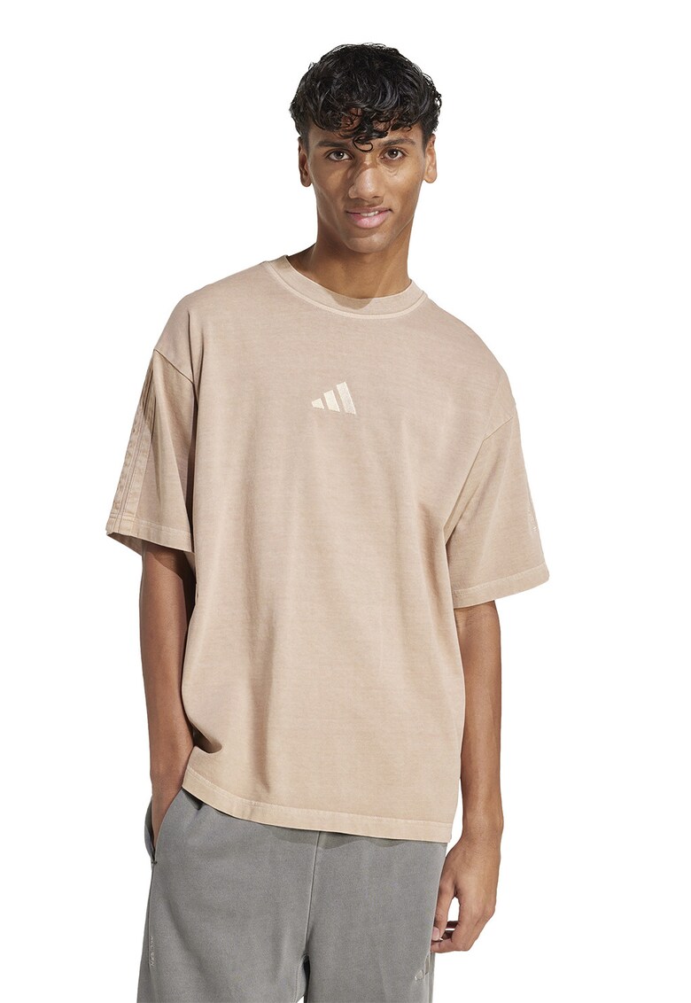 Tricou lejer de bumbac ALL SZN - Maro nisip