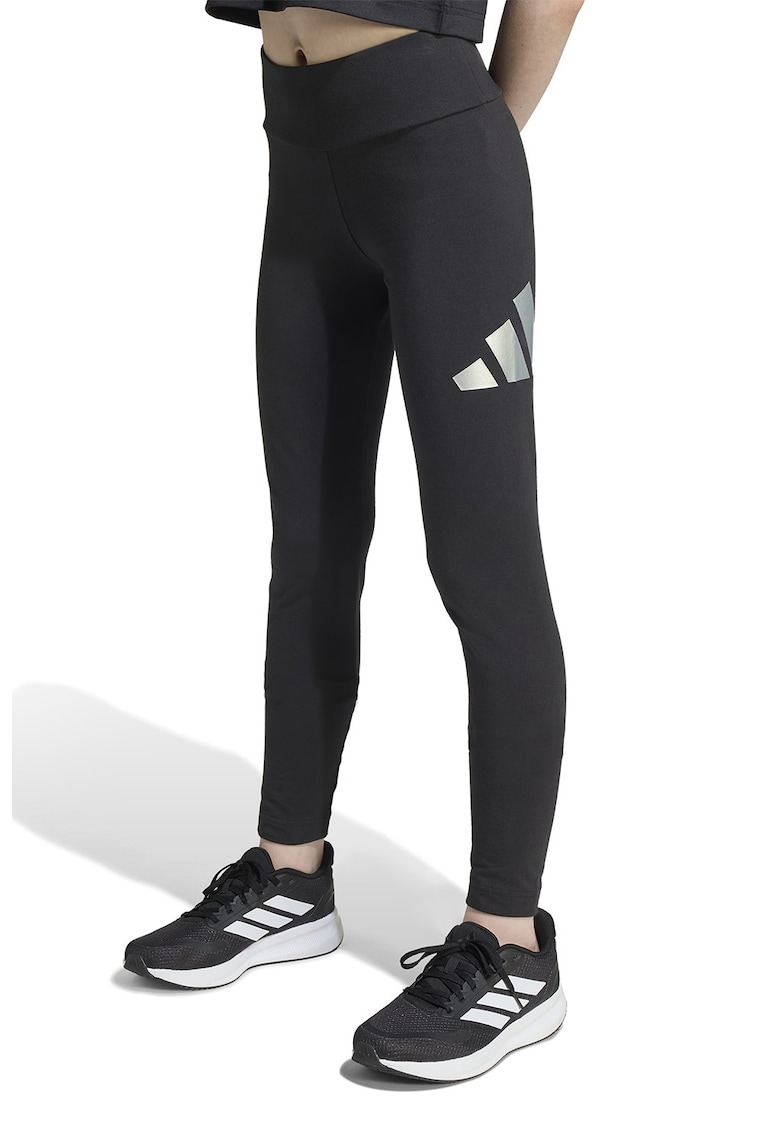 Colanti cu talie inalta si logo