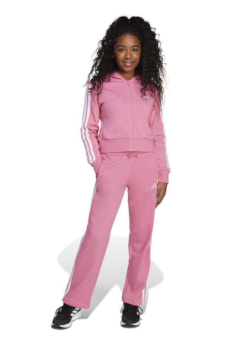 Trening din fleece cu logo - Roz