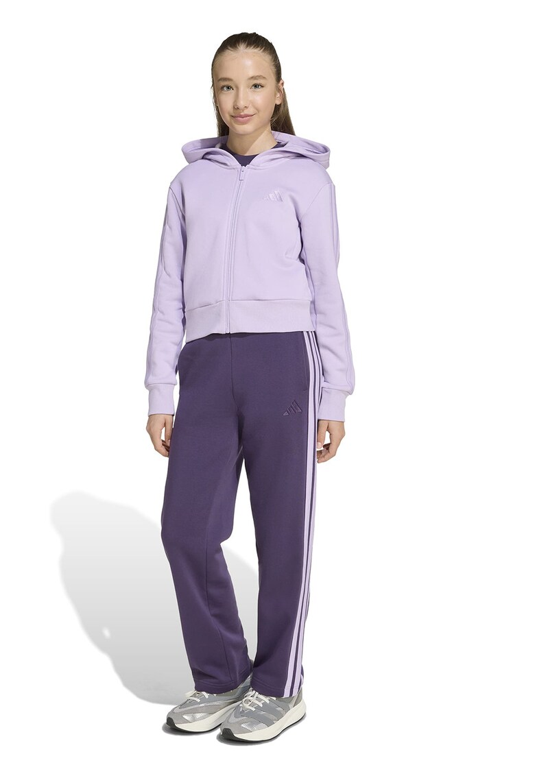 Trening din fleece cu logo - Violet/Lila