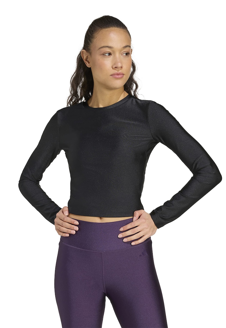 Bluza crop pentru fitness