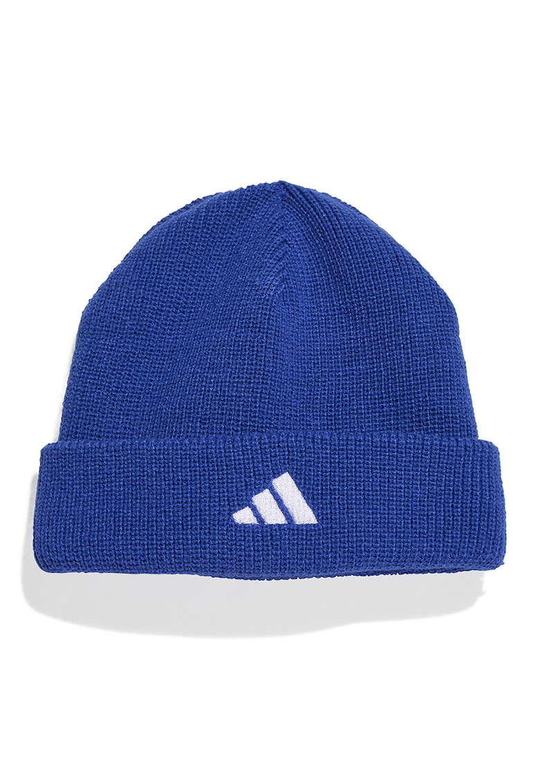 Caciula tricotata cu logo brodat - Albastru royal