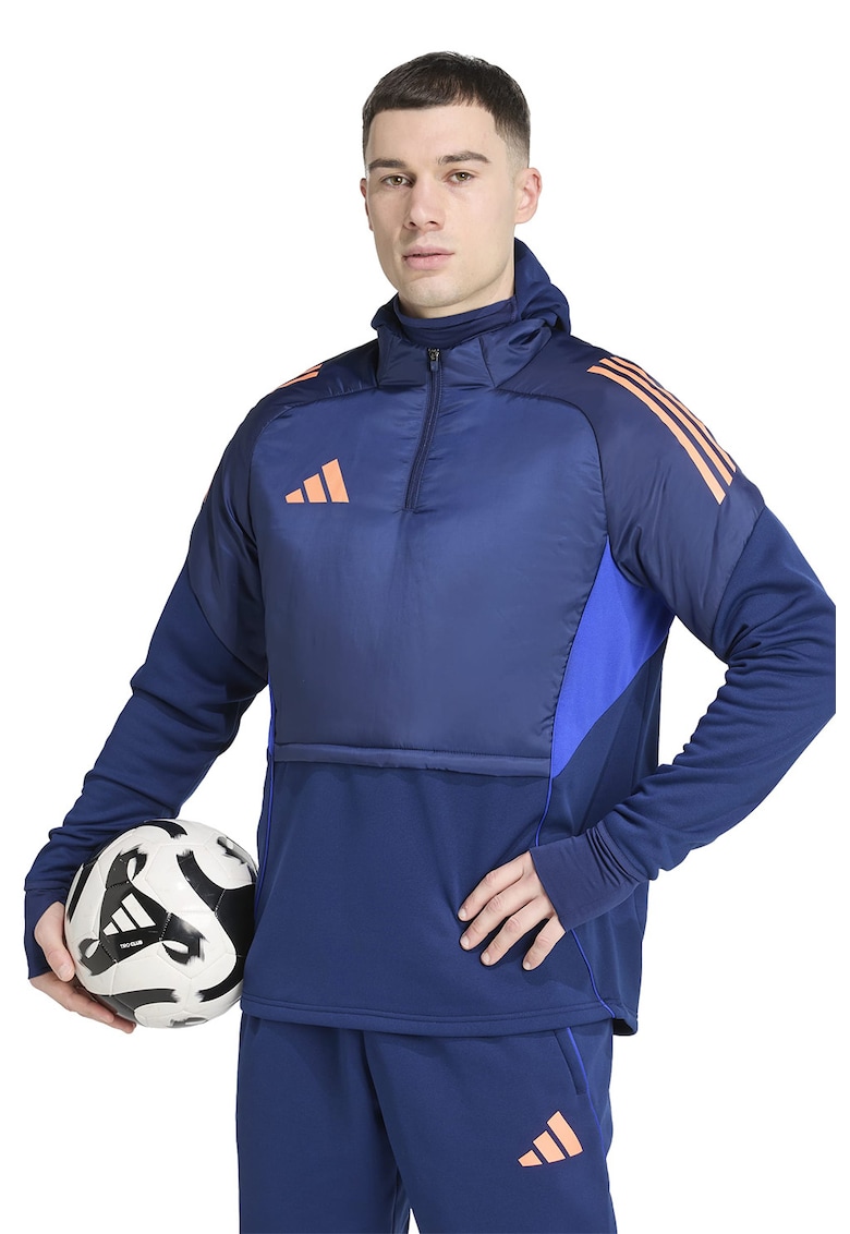 Bluza de trening cu fermoar pentru fotbal