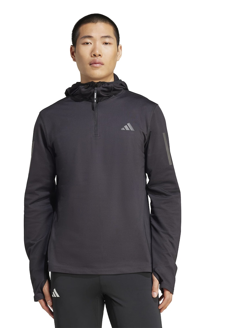 Hanorac cu fenta scurta cu fermoar pentru alergare Hanorac cu fenta scurta cu fermoar pentru alergare