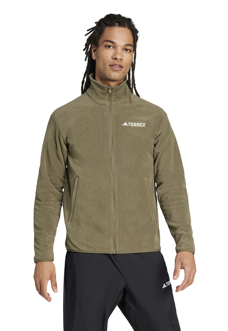 Bluza cu fermoar si buzunare laterale pentru drumetii