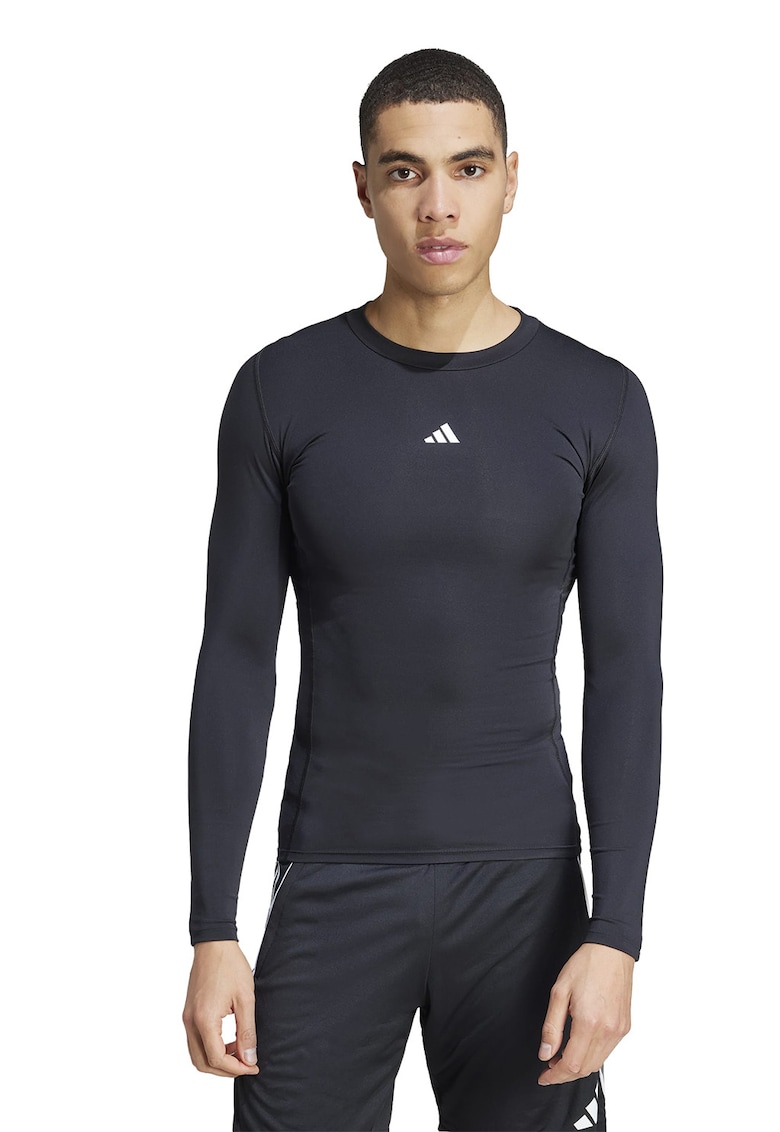 Bluza slim fit pentru fotbal - Negru