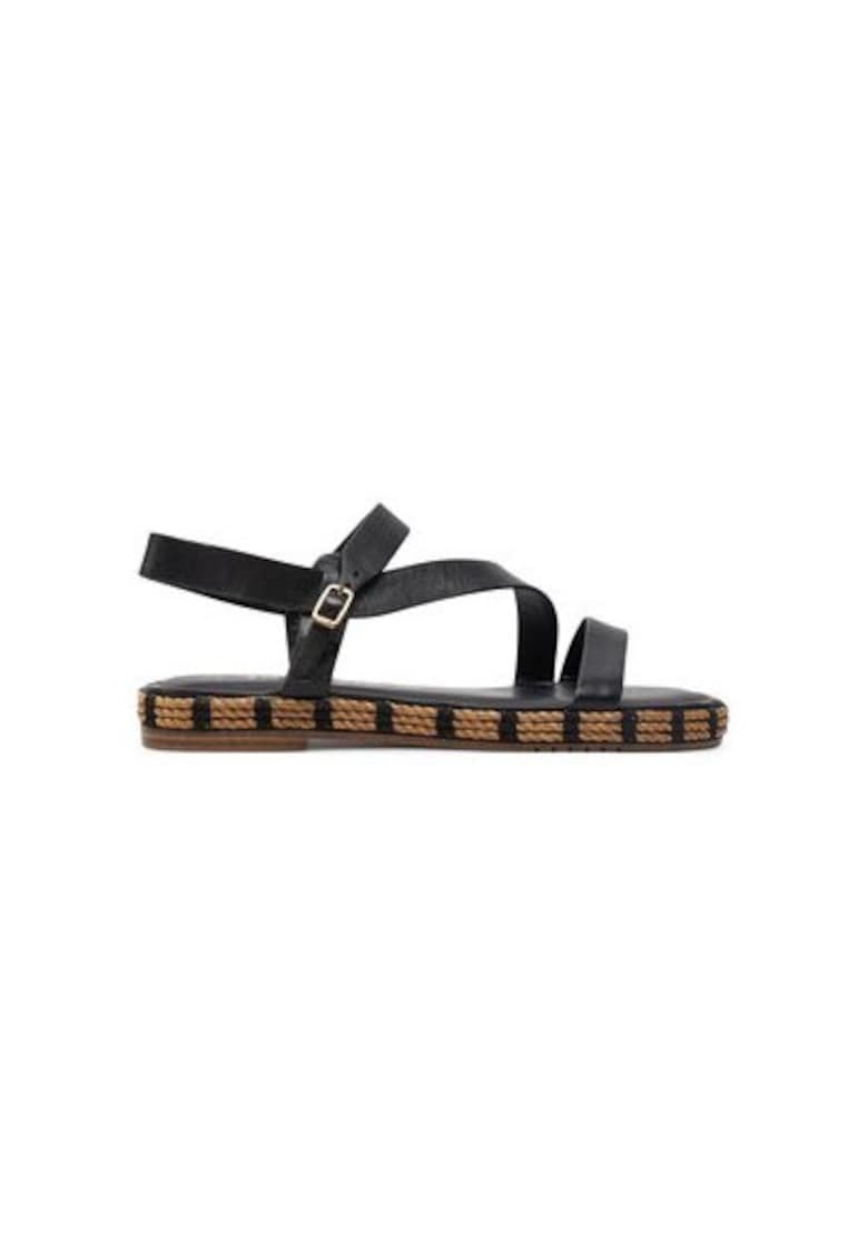 Sandale dama - 1-28131-42 - Piele naturala - Negru