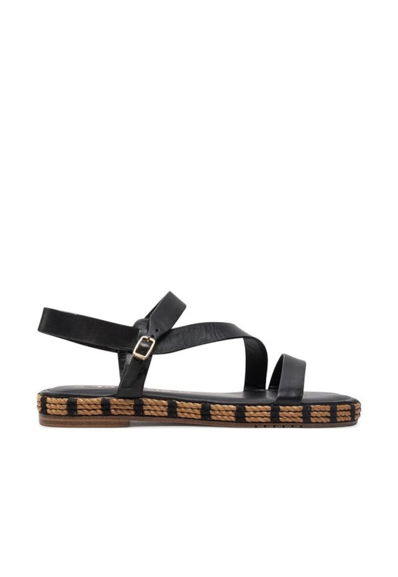 Sandale dama - 1-28131-42 - Piele naturala - Negru