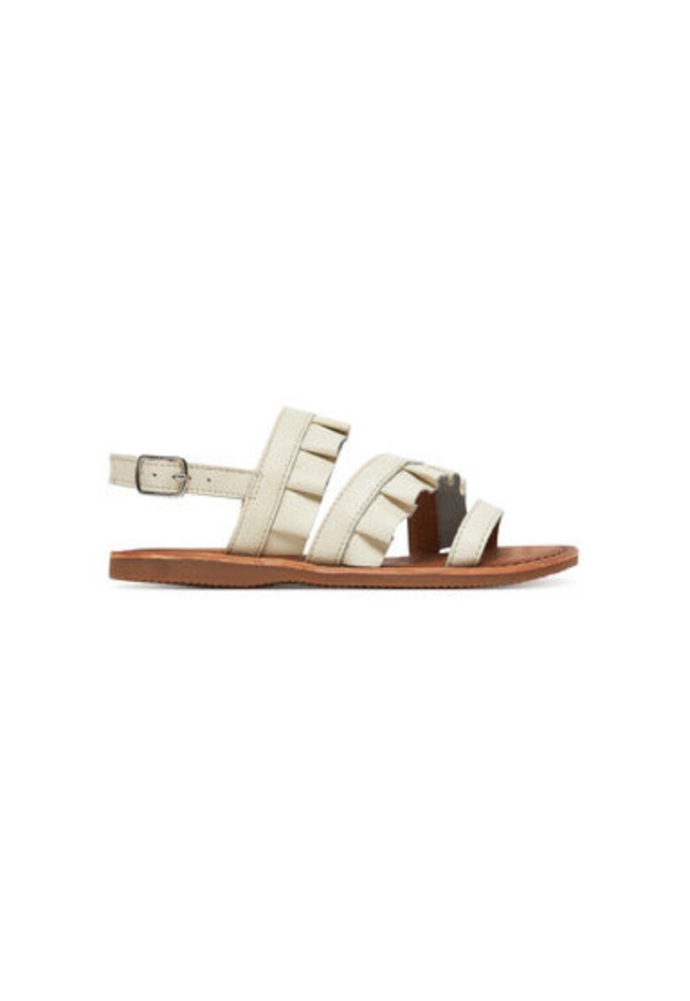 Sandale dama - J55BSB-00085 - Piele naturala - 35 EU - Alb