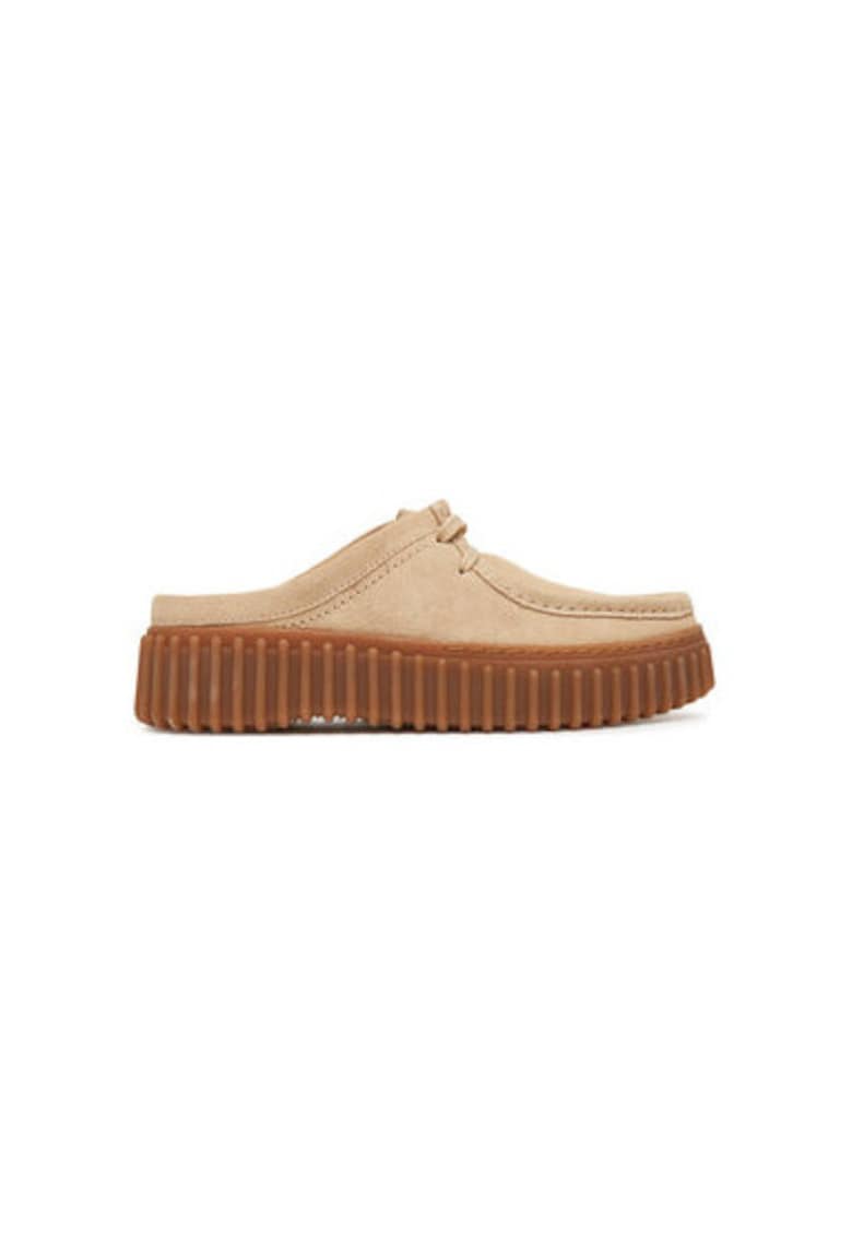 Slapi dama - 26181197 - Piele naturala - Ecru