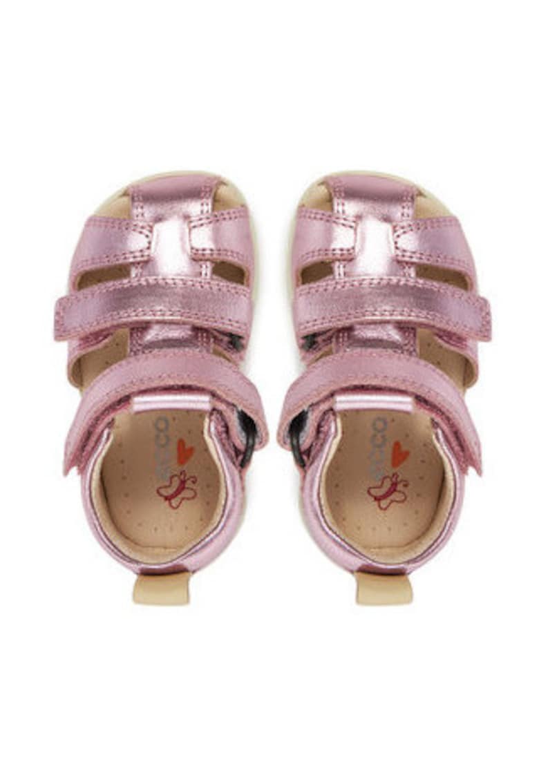 Sandale fete - 76113161126 - Piele naturala - Roz - Roz