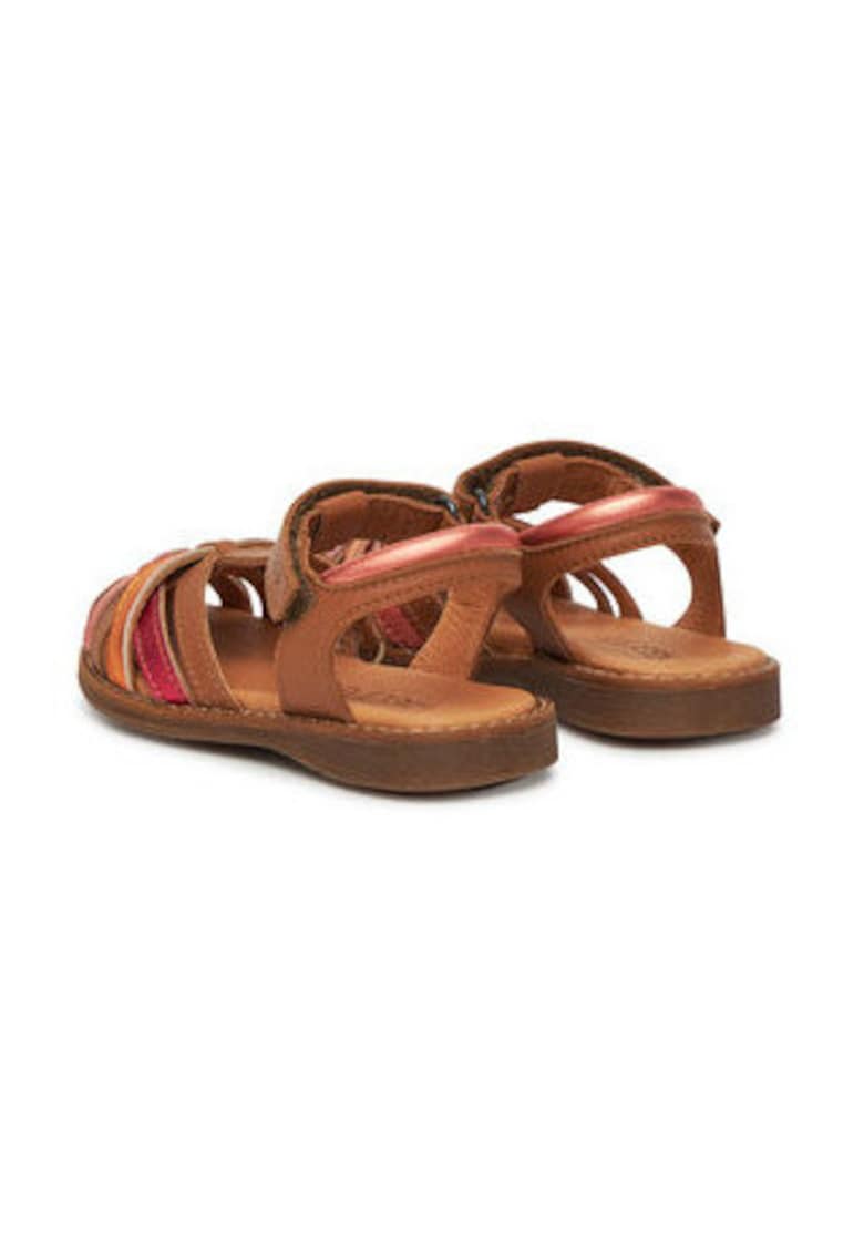 Sandale fete - G3150245-4 - Piele naturala - Maro - Maro