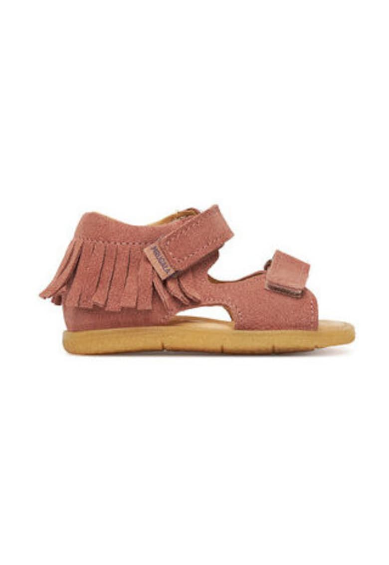 Sandale copii - piele naturala - roz - pentru fete -