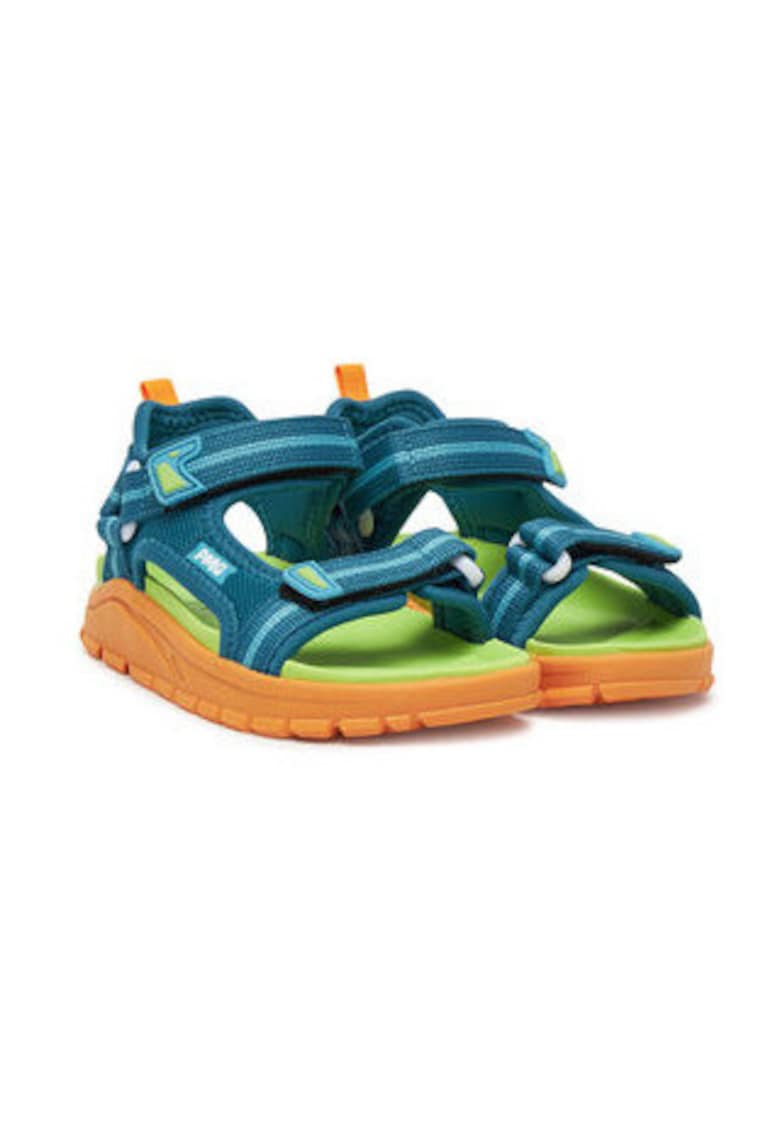 Sandale copii - verde/albastru - textil - pentru fete