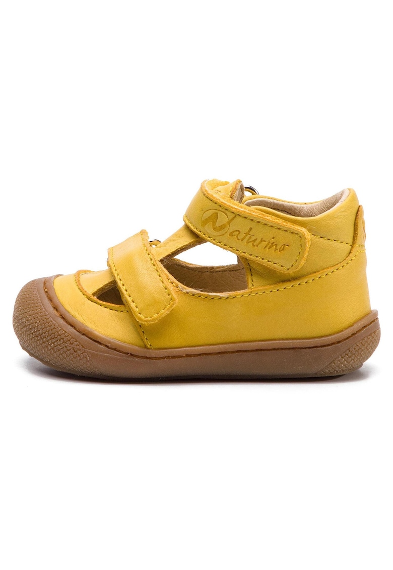 Sandale fete - PUFFY - Naturino - Piele naturala - Galben - Galben