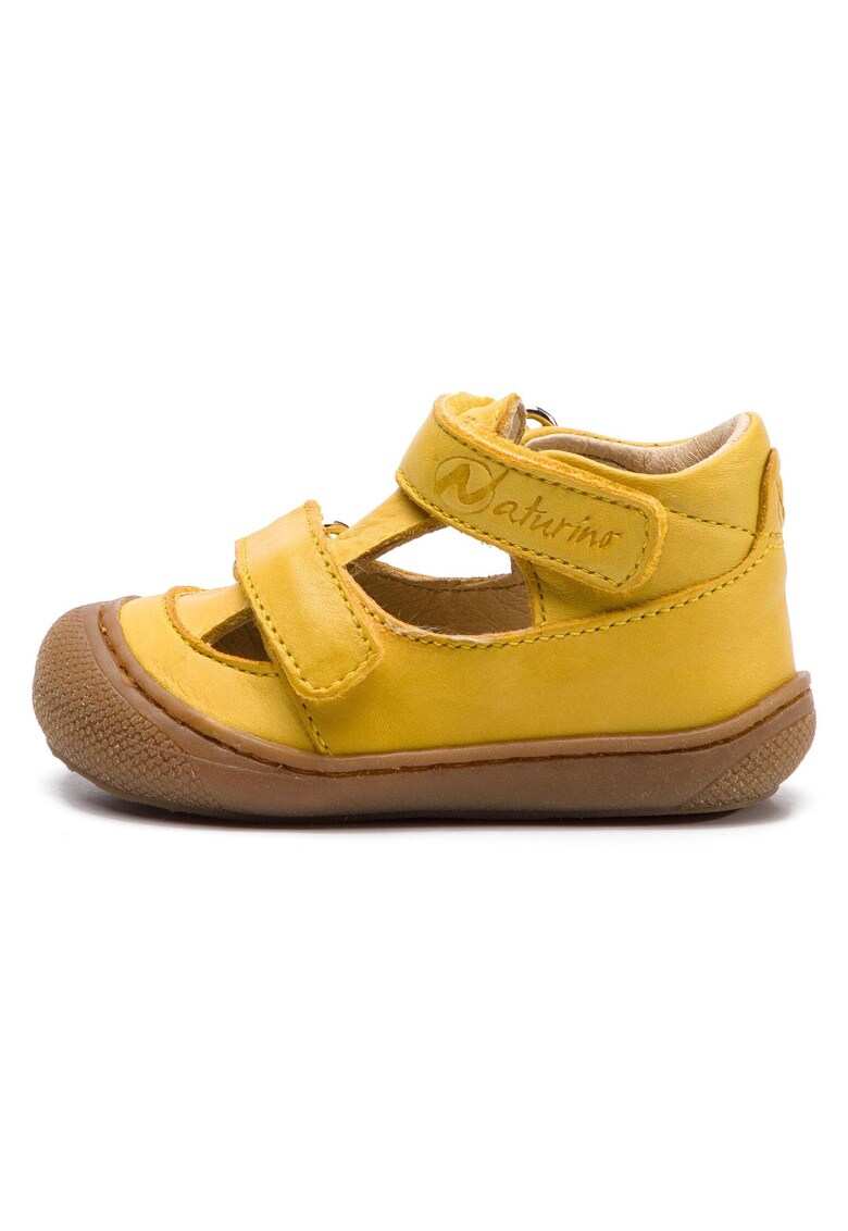 Sandale fete - PUFFY - Naturino - Piele naturala - Galben - Galben