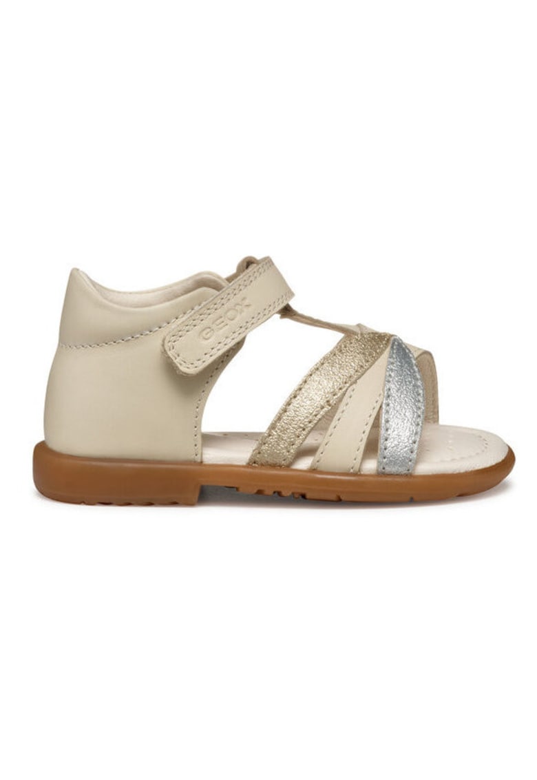 Sandale copii - piele naturala - bej -