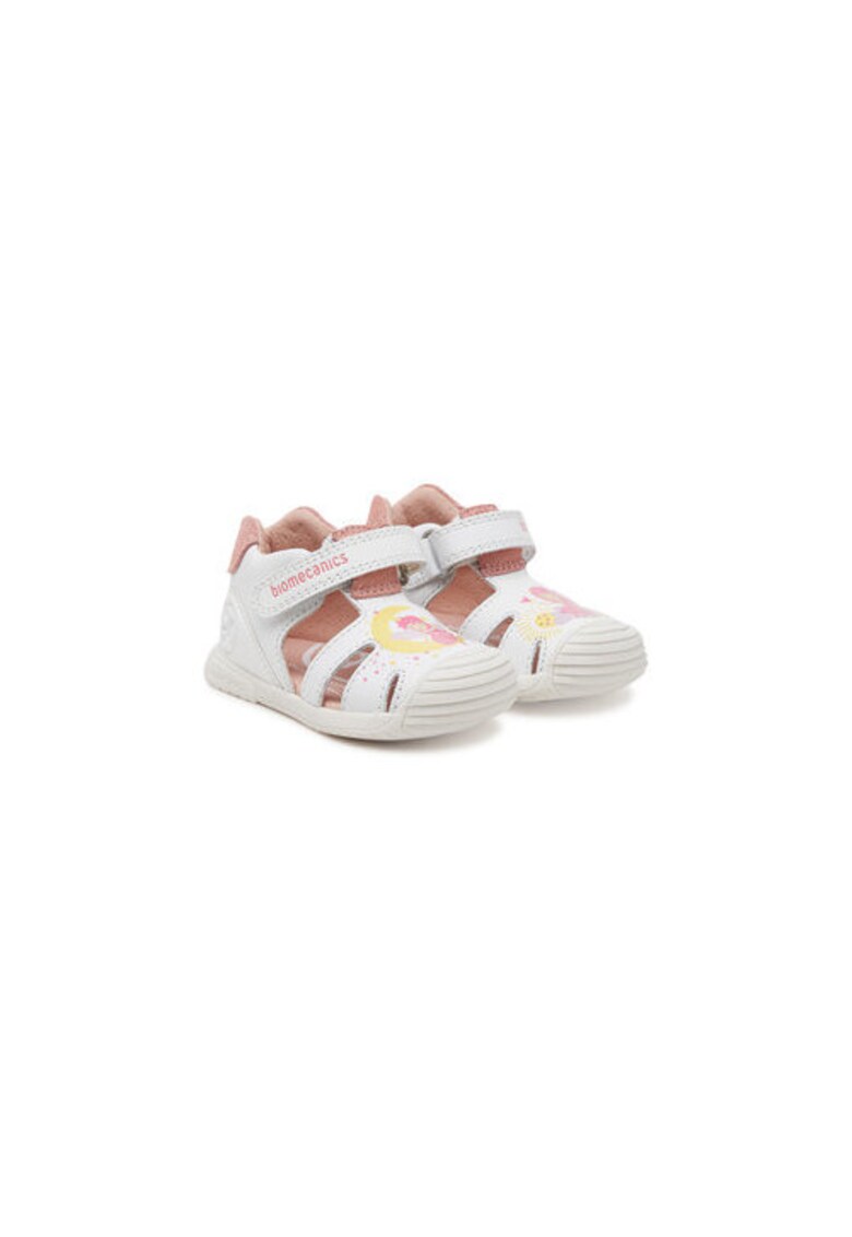 Sandale fete - 252111 - Piele naturala - Alb - Alb