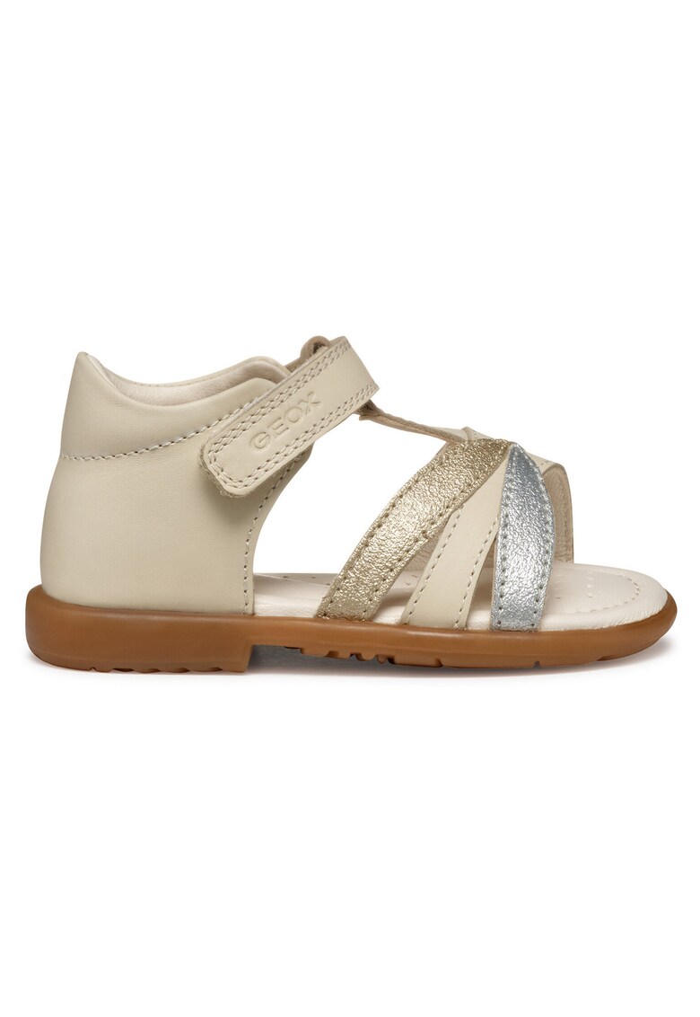 Sandale fete - B5521A-085QD - Piele naturala - Bej - Bej