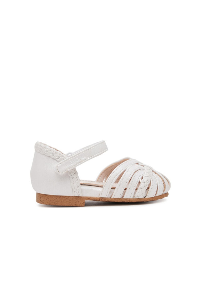 Sandale fete - 41628 - Piele ecologica - Alb - Alb