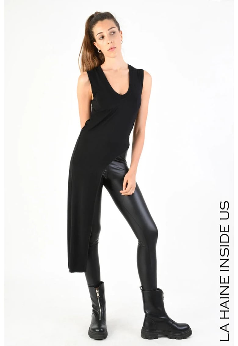 Tricou asimetric cu decolteu în V Tricou asimetric cu decolteu în V