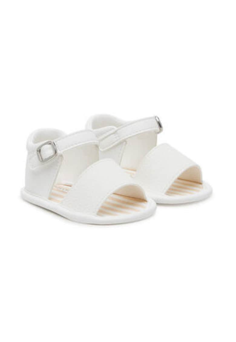 Sandale fete - 9898 - Piele ecologica - Alb - Alb