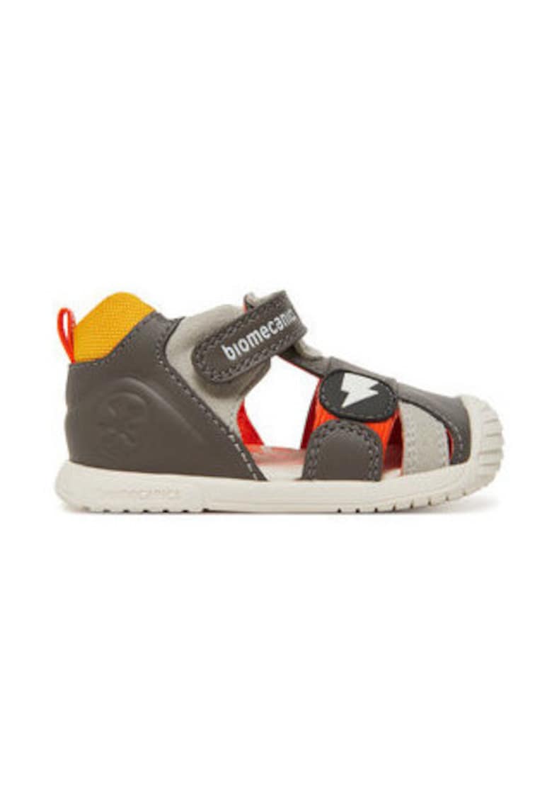 Sandale baieti - 252125 - Piele ecologica - Gri - Gri