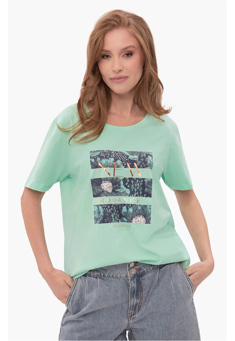 Tricou pentru femei T-Romance menta - Verde menta