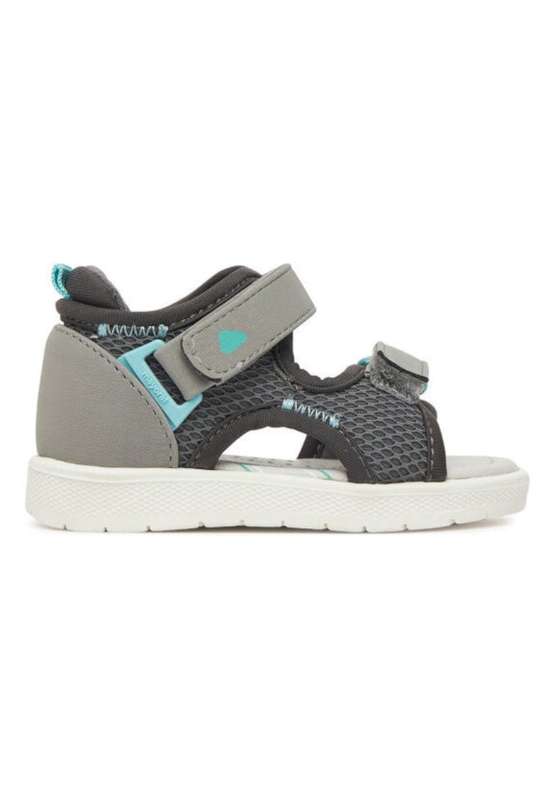 Sandale baieti - 41680 - Piele ecologica - Gri - Gri