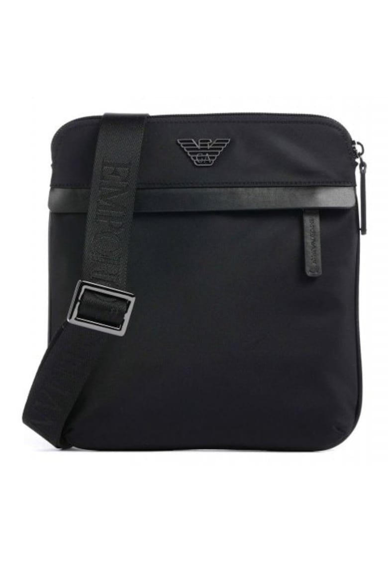 Geanta dama Tsantaki Crossbody Logo - poliester - culoare mauro - dimensiune unica