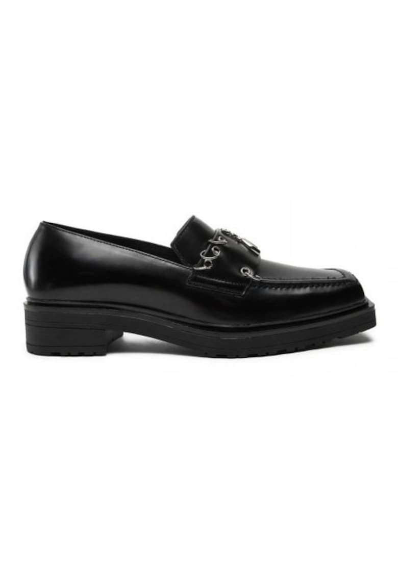 Mocasini dama negri - piele - talpa 3cm