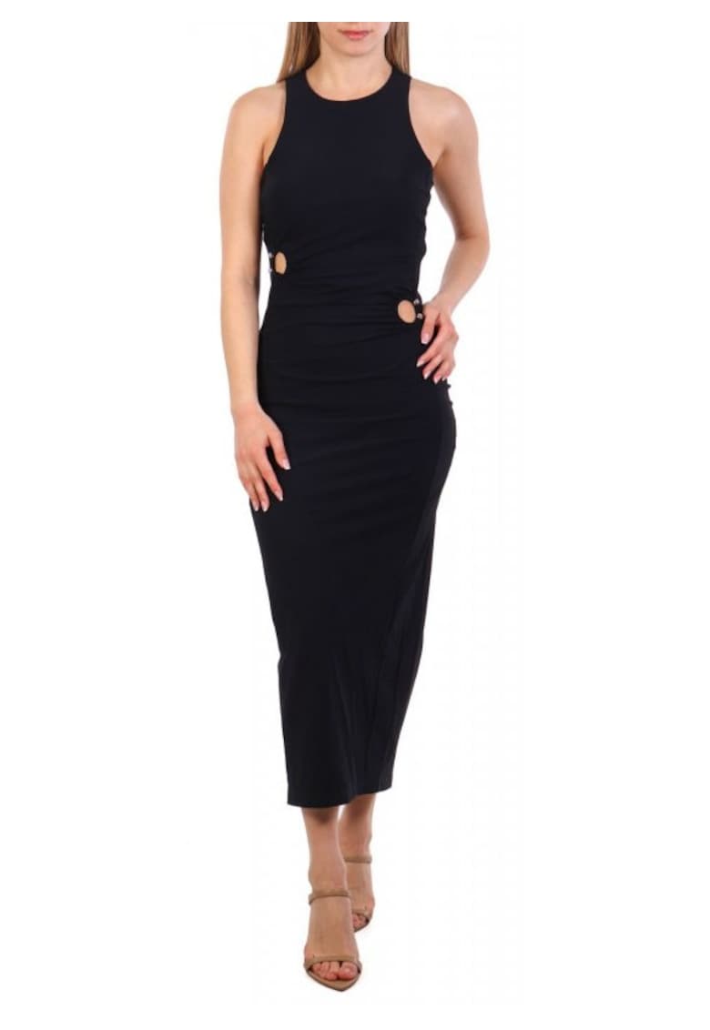 Rochie midi dama poliamida/elastan - negru