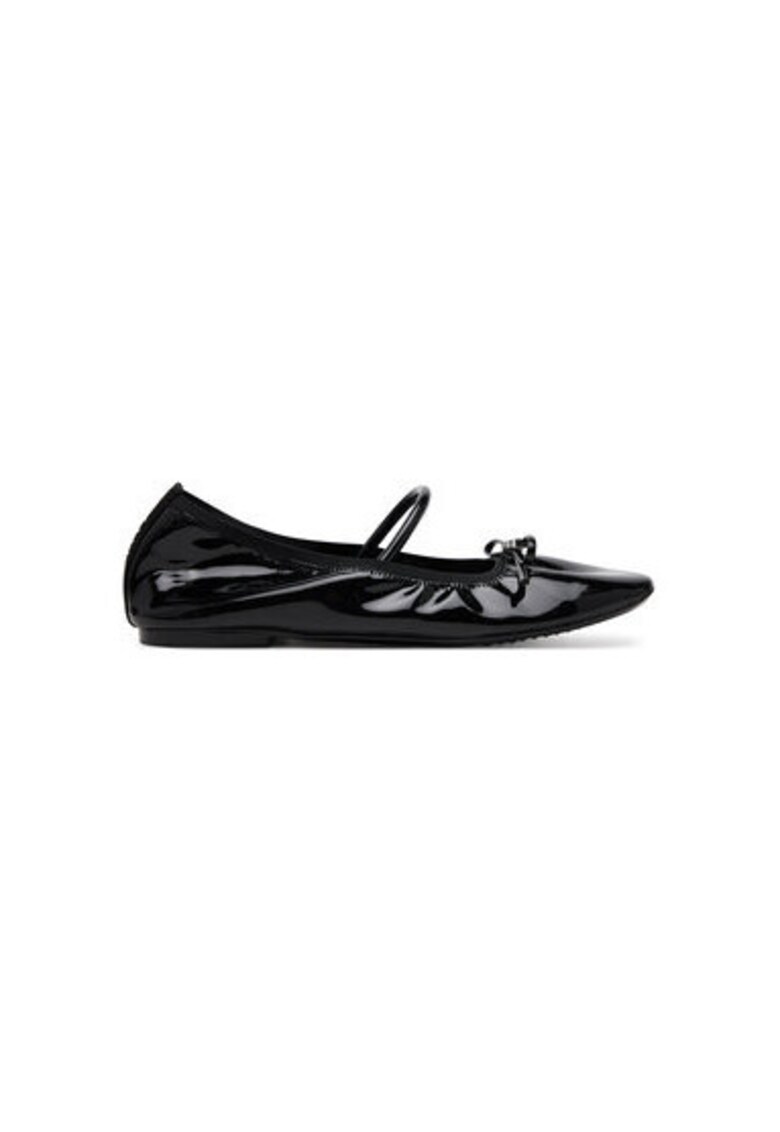 Balerini K1525268 - Piele ecologica - Negru - Negru