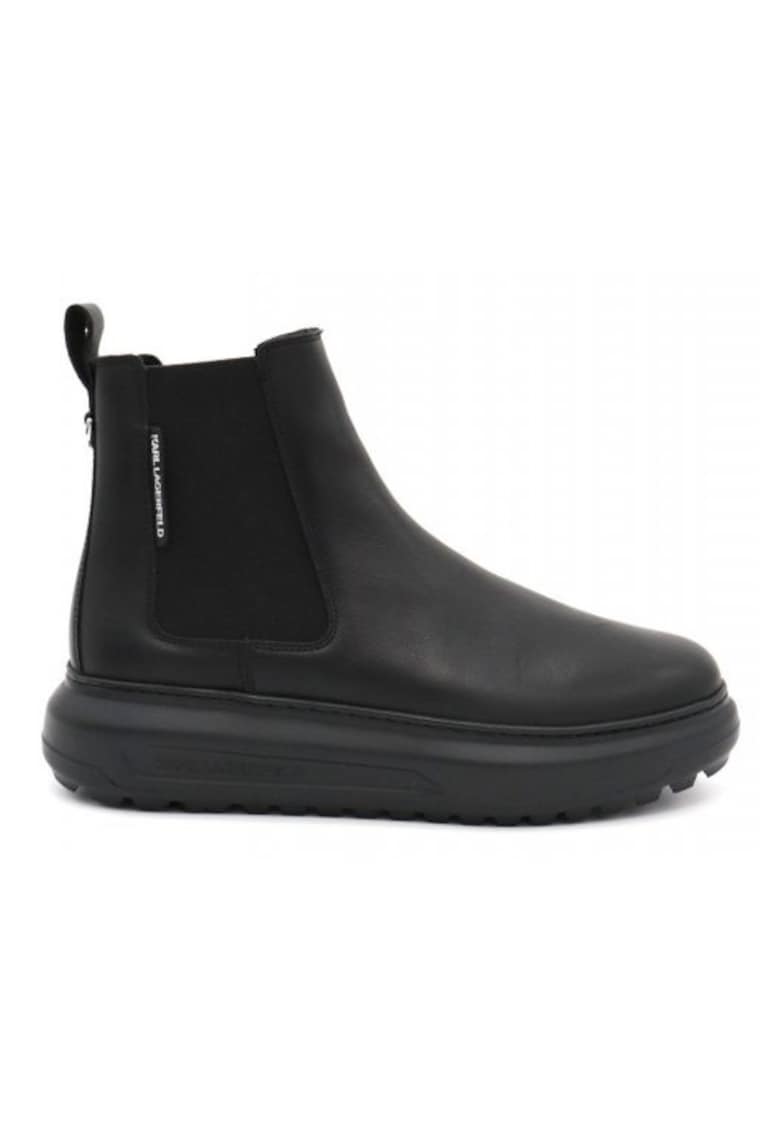Ghete barbati Kapri Lug Mid Core Boot - piele naturala - negru -