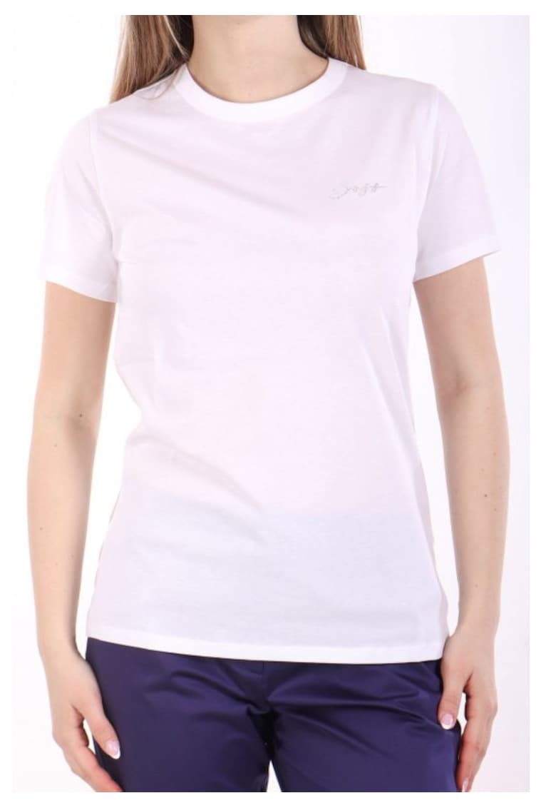 Tricou dama C_ELOGO_PRINT_7 - Bumbac - Alb