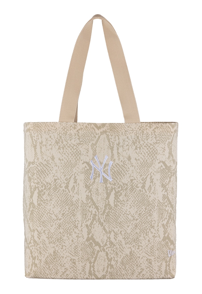 Geanta tote cu imprimeu cu aspect de piele de sarpe New York Yankees Geanta tote cu imprimeu cu aspect de piele de sarpe New York Yankees