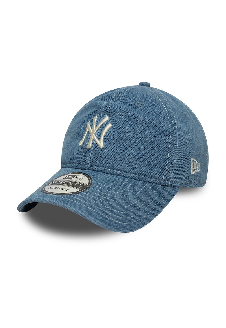 Sapca din denim cu logo brodat - pentru baseball