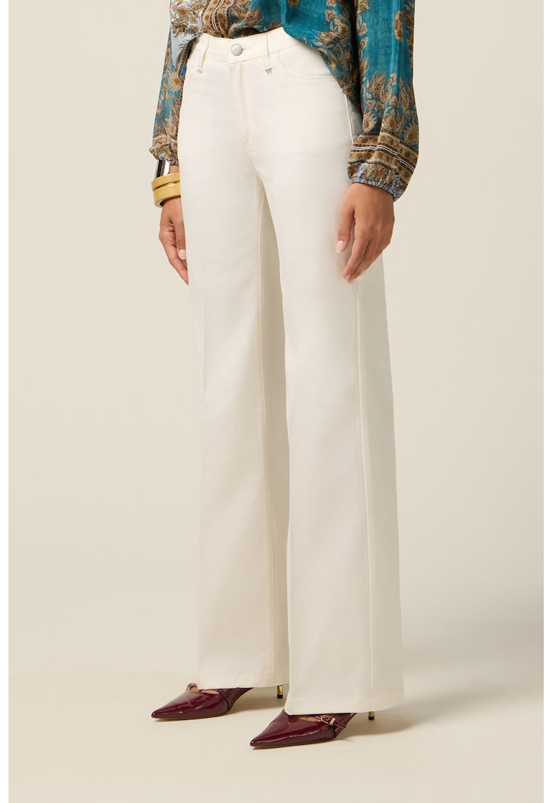 Pantaloni din amestec de lyocell si bumbac