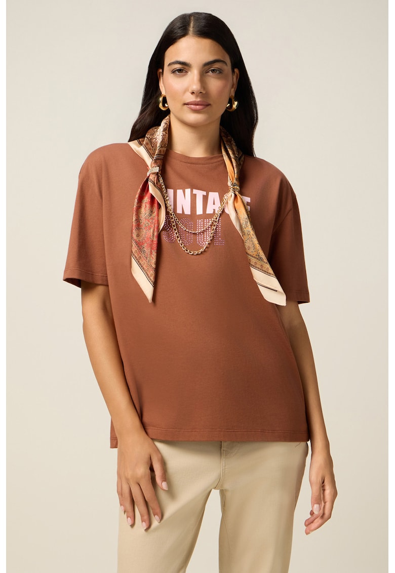 Tricou cu accesoriu cu esarfa