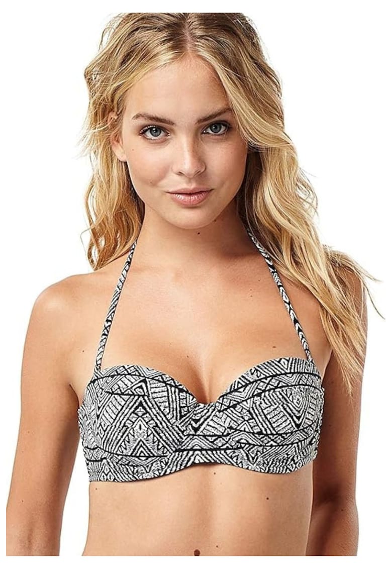 Sutien De Baie Cu Model Geometric -