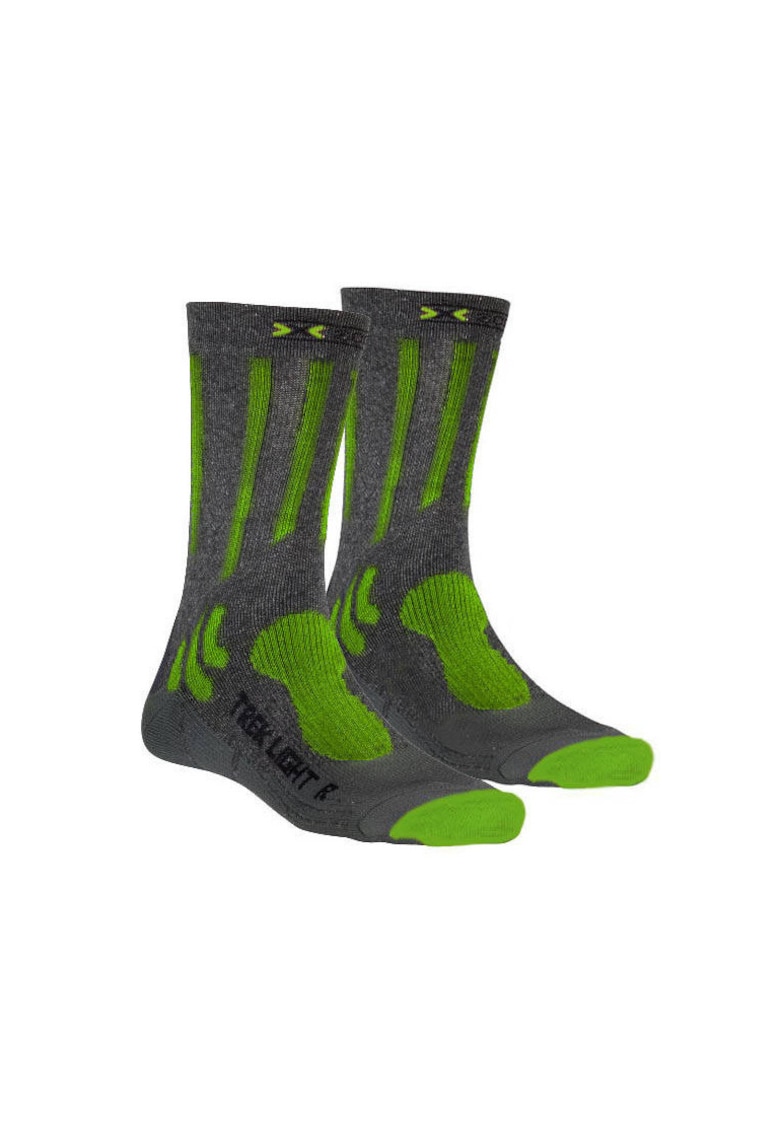 Sosete pentru trekking - verde - gri