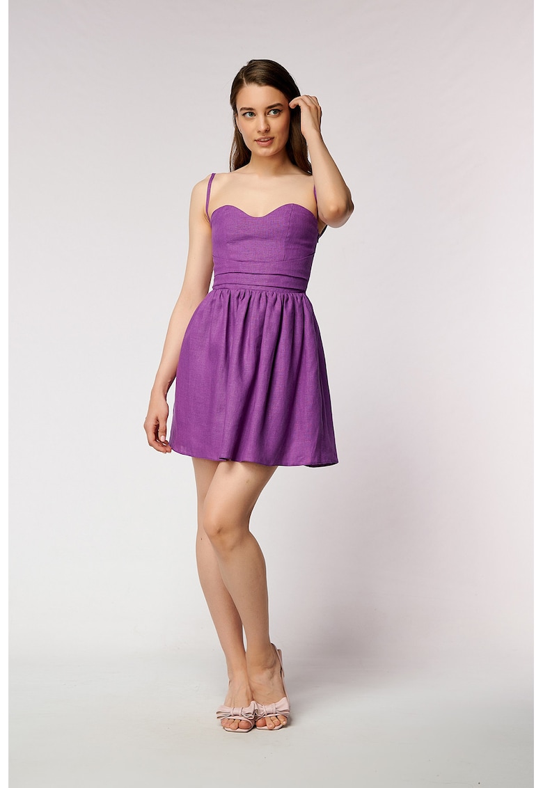 Rochie evazata de in – Violet/Ametist Rochie evazata de in – Violet/Ametist