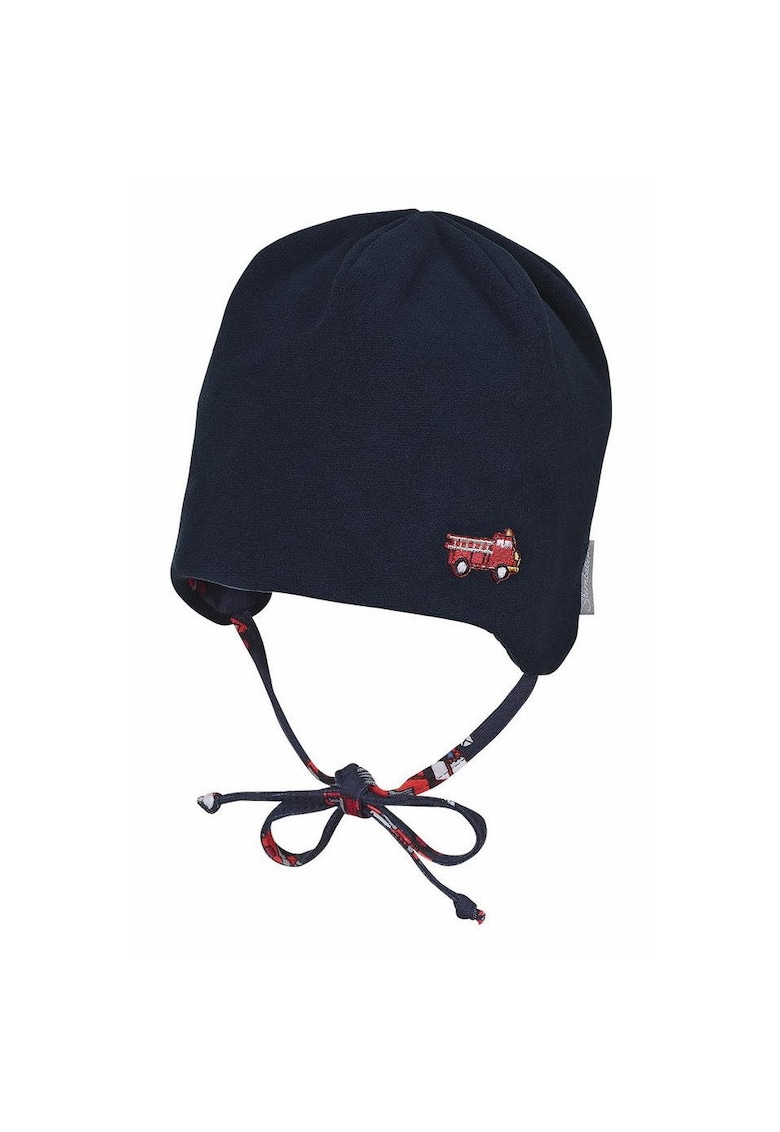 Caciula tricotata subtire cu detaliu brodat Caciula tricotata subtire cu detaliu brodat