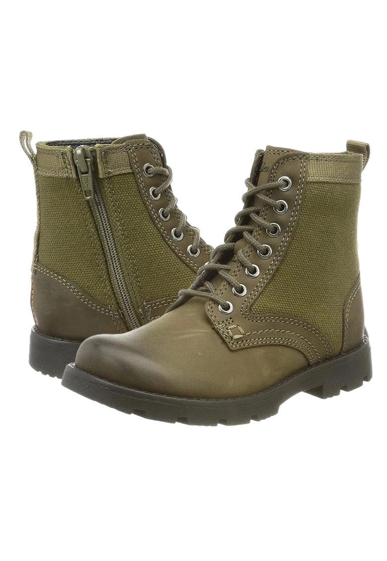 Ghete din piele cu fermoar Chard