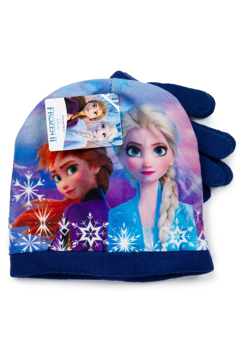 Set de caciula si manusi cu tematica Frozen