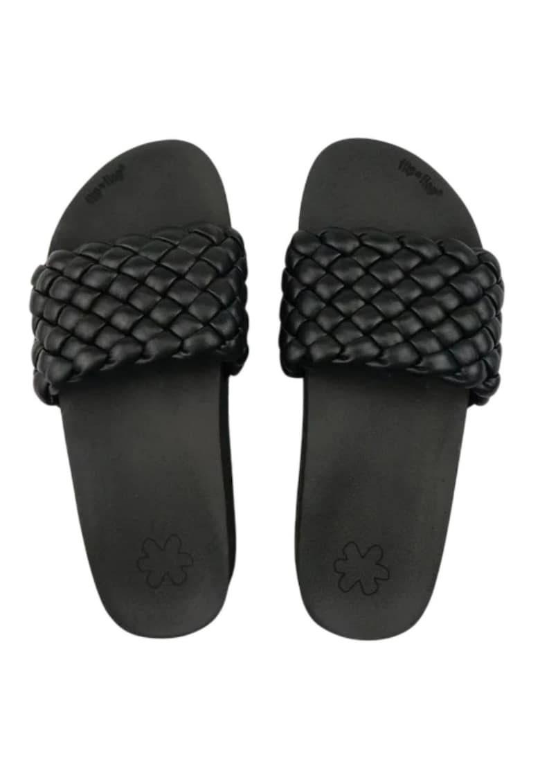 Papuci din piele ecologica -