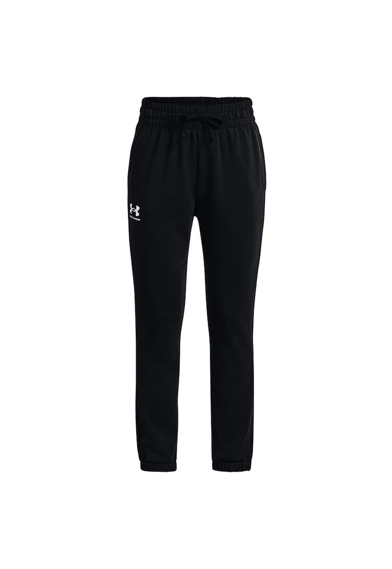 Pantaloni sport copii - Poliester/Sintetic - Negru - Negru
